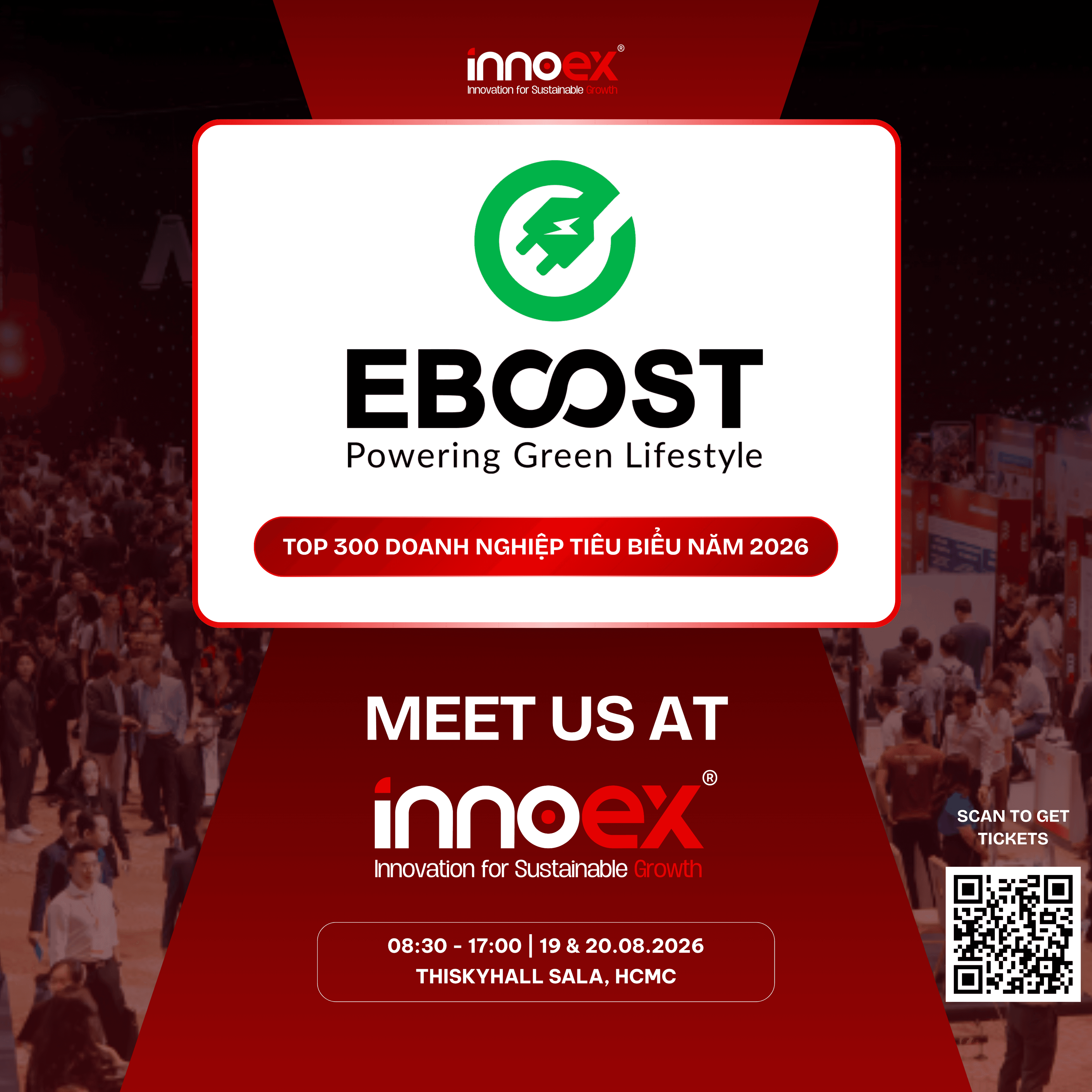 Discover the Smart Charging Ecosystem and the Launch of "DC Bike" with EBOOST at InnoEx 2026